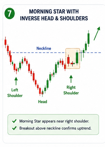 Morning Star with Inverse Head and Shoulders