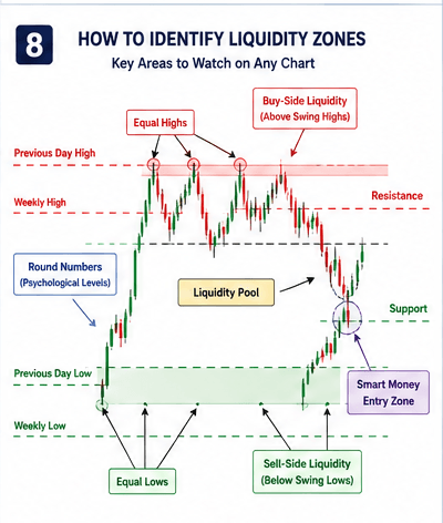 How to Identify Liquidity Zones