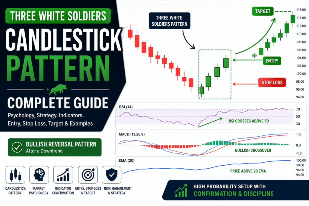 Three White Soldiers Candlestick Pattern